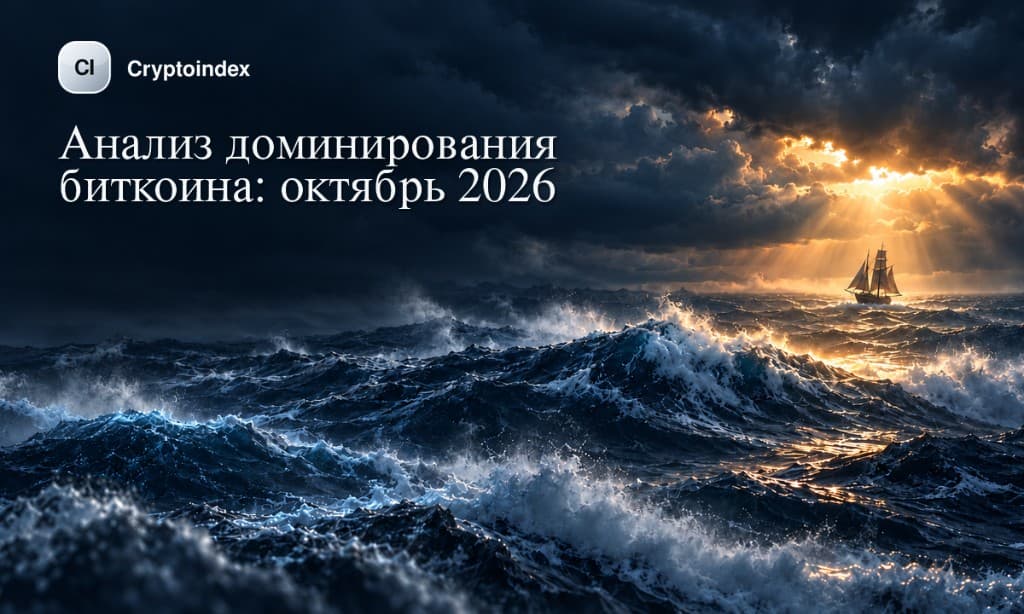 Биткоин потерял около $80 млрд за неделю. Его доминирование при этом выросло.