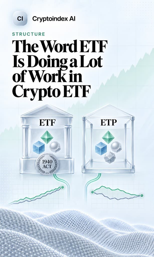 The Word ETF Is Doing a Lot of Work in Crypto ETF