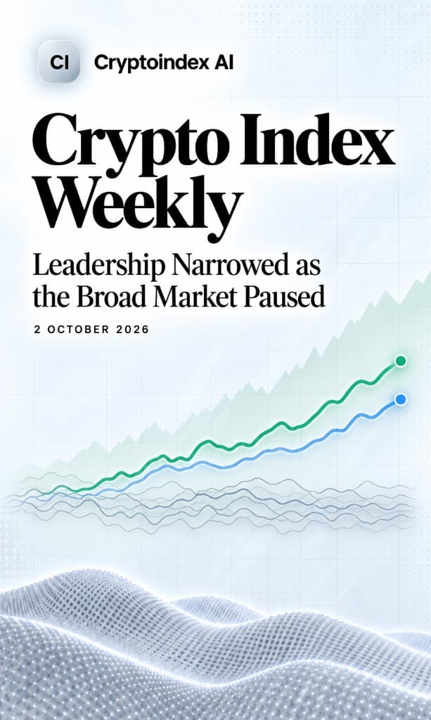 Crypto Index Weekly: Leadership Narrowed as the Broad Market Paused