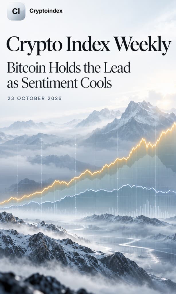 Crypto Index Weekly: Bitcoin Holds the Lead as Sentiment Cools