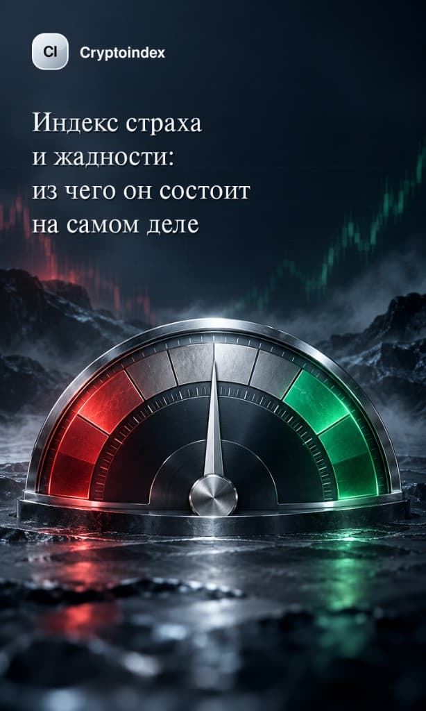 Индекс страха и жадности на 59% состоит из цены. Поэтому он и совпадает с графиком.