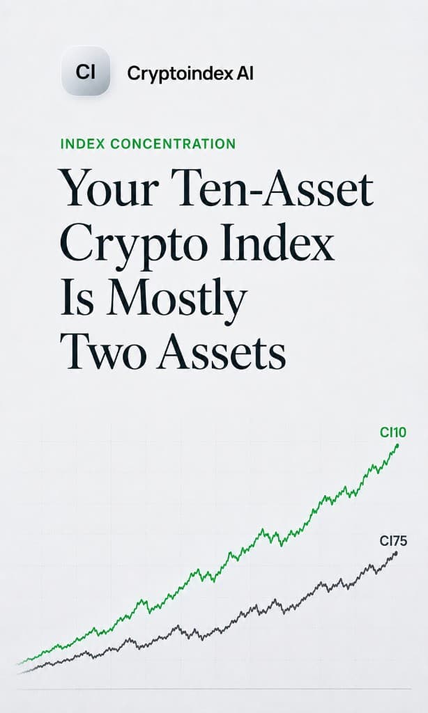 Your Ten-Asset Crypto Index Is Mostly Two Assets