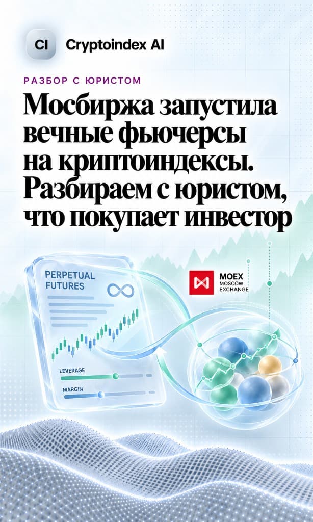 Мосбиржа запустила вечные фьючерсы на криптоиндексы. Разбираем с юристом, что покупает инвестор