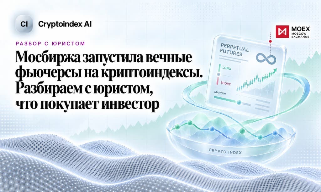 Мосбиржа запустила вечные фьючерсы на криптоиндексы. Разбираем с юристом, что покупает инвестор