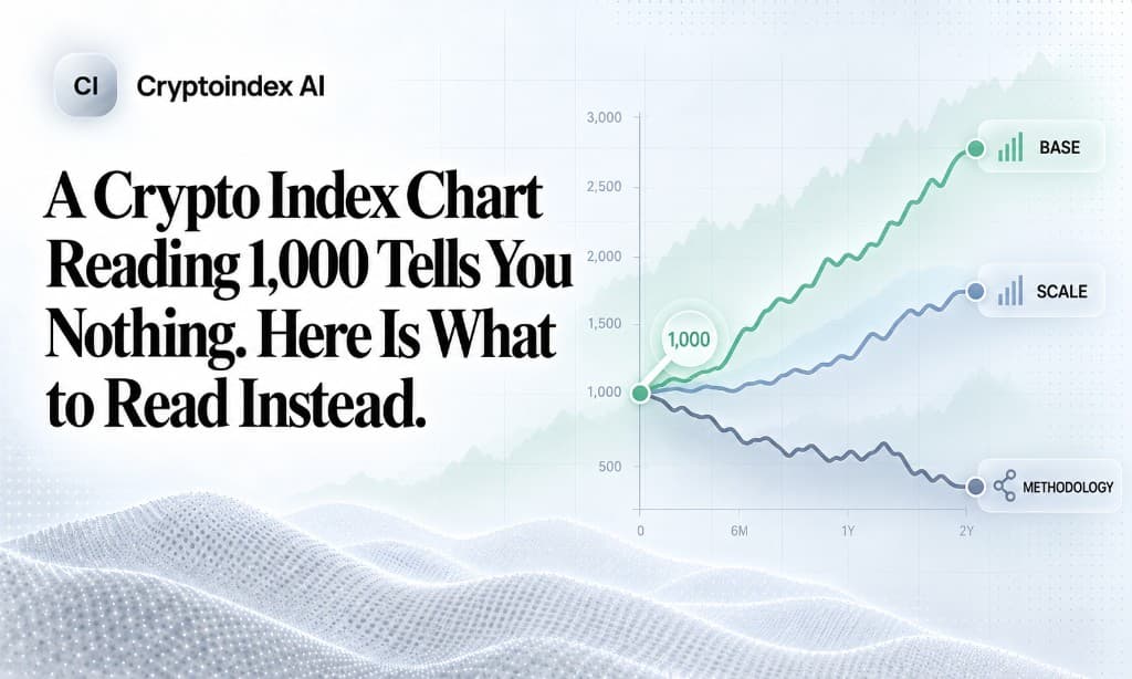 A Crypto Index Chart Reading 1,000 Tells You Nothing. Here Is What to Read Instead.