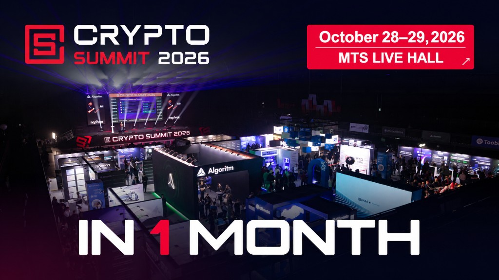 One Month Until IX Crypto Summit: The Countdown Has Started